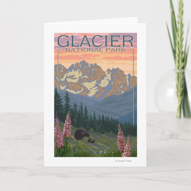 Carte Fleurs de ressort - parc national de glacier, la (Devant)