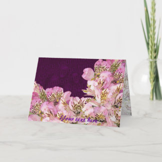 Carte Fleurs de saison fraîches et agréables