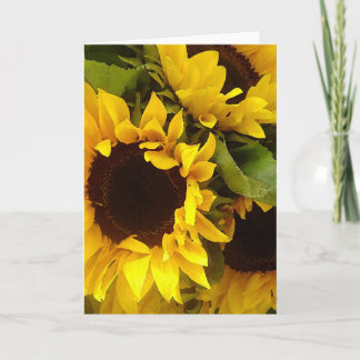 Carte Fleurs de soleil