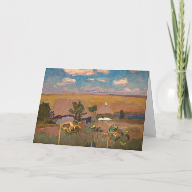 Carte Fleurs de soleil | Jan Stanisławski (Devant)