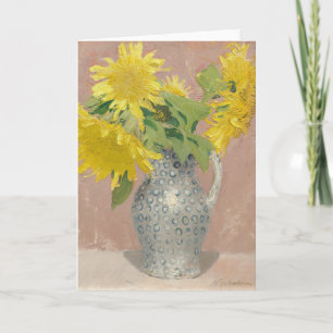 Carte Fleurs de soleil   William Nicholson