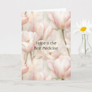 Carte Fleurs de tulipes roses espoir est la meilleure mé