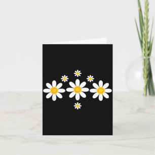 Carte Fleurs de vacances florales de marguerite impressi