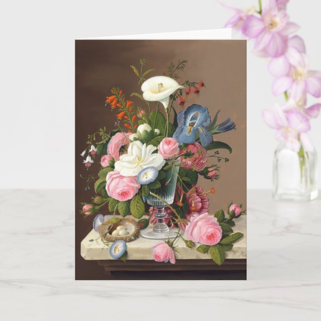 Carte Fleurs d'été précoce, Roesen Severin (Orchidée)