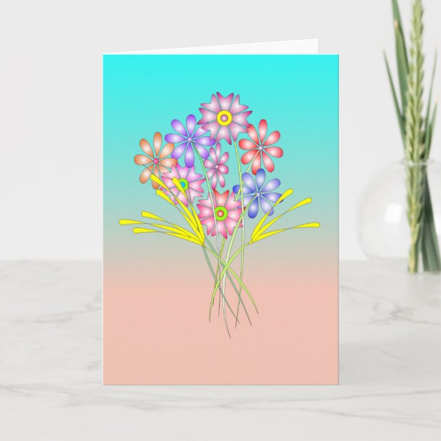 Carte Fleurs du désert (Devant)