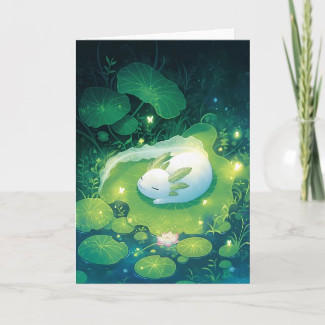 Carte Fleurs du Jardin de Axolotl de l'étang (Devant)