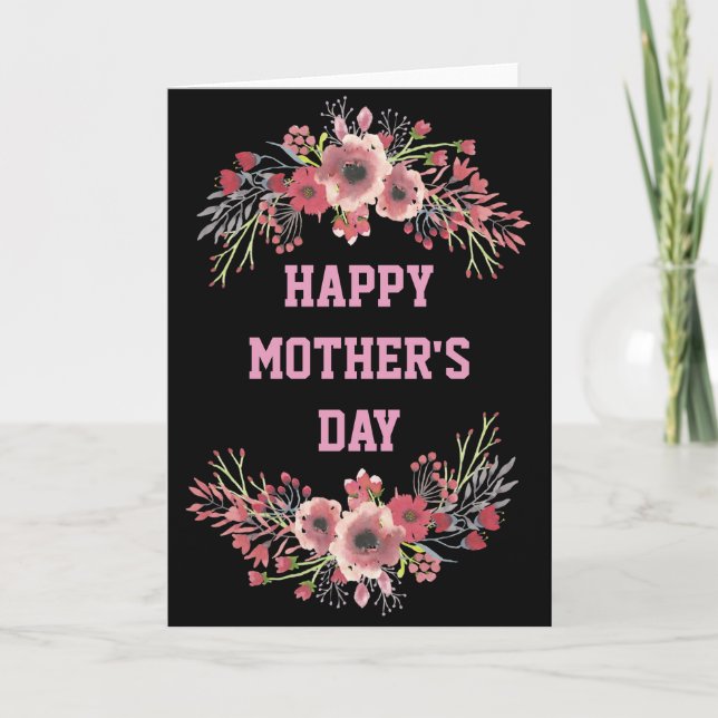 Carte Fleurs en fleurs Fête des Mères (Devant)