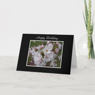 Carte Fleurs en rose