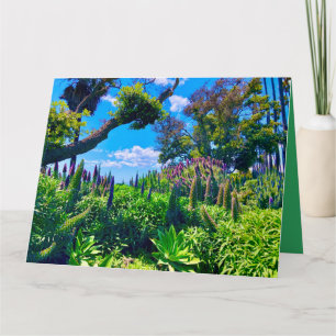 Carte Fleurs et verdure