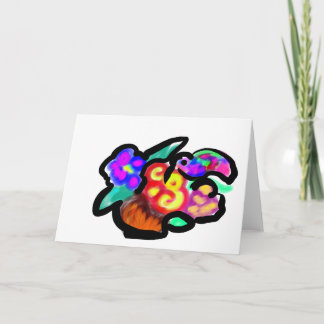 Carte Fleurs fête des mères douce
