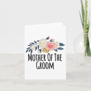 Carte Fleurs Florales Drôle Mère De La Pièce Dit Sa