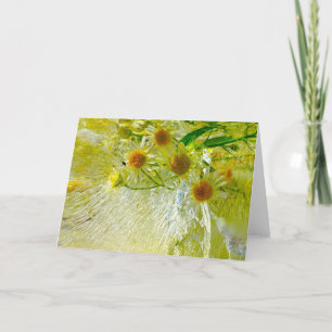 Carte Fleurs glacées,