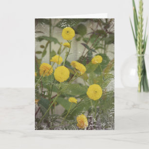 Carte Fleurs jaunes, Fête des mères