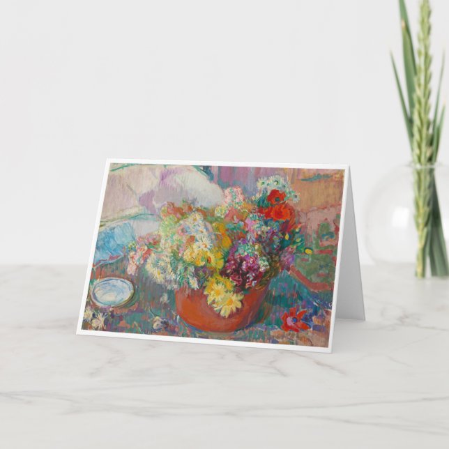 Carte Fleurs, Magnus Enckell (Devant)