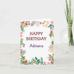 Carte Fleurs mignonnes Bonne fête des mères Photo