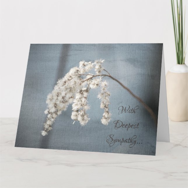 Carte Fleurs Nature Photography Sympathie Grosse (Devant)