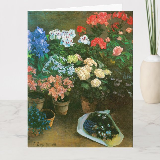 Carte Fleurs potées Fête des mères Big (Devant)