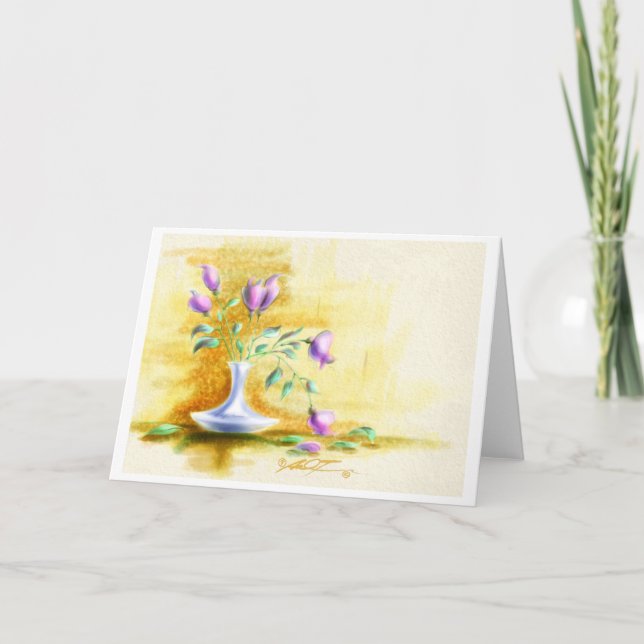 Carte Fleurs pour la maman (Devant)