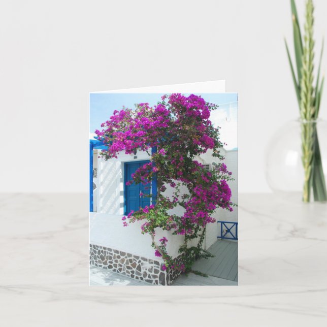 Carte Fleurs roses (Devant)