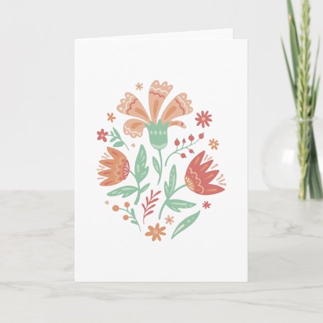 Carte Fleurs sauvages (Devant)