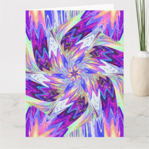 CARTE FLEURS SAUVAGES DANS LES PASTELS 1