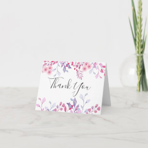 Carte Fleurs sauvages de campagne violettes