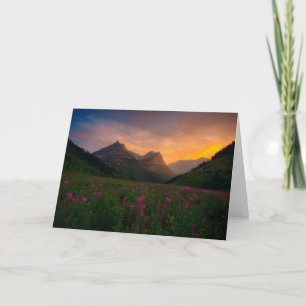 Carte Fleurs sauvages de glacier