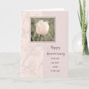 Carte Fleurs Tante et Oncle Anniversaire