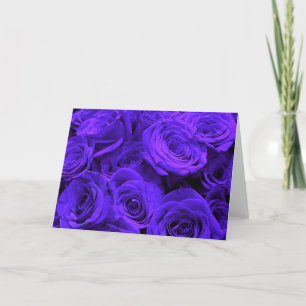 Carte Fleurs violettes florales violettes roses violette