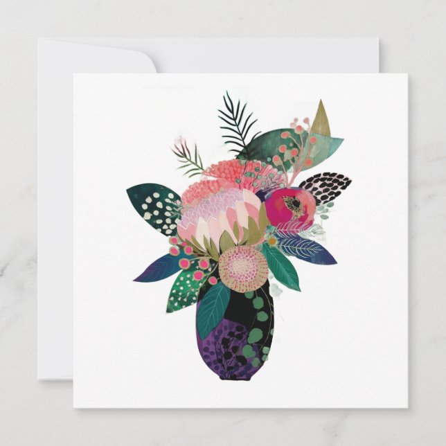 Carte Fleurs Whimsics (Devant)
