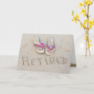 Carte Flip Flops on Beach Retirement