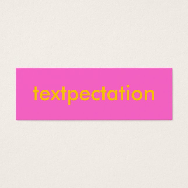 Carte Flirt TEXTPECTATION (Devant)