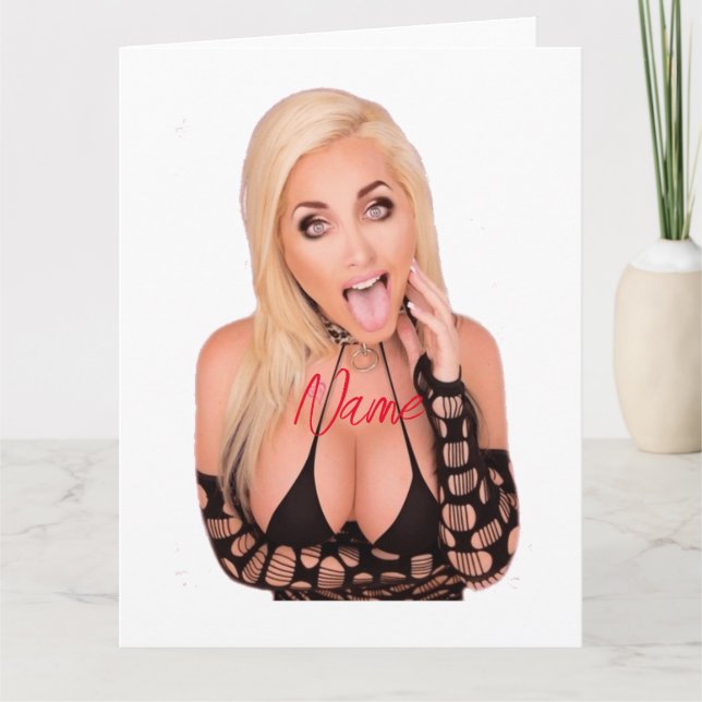 Carte Flirty blonde Thunder_Cove (Devant)