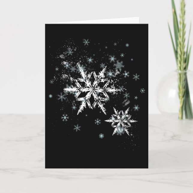 Carte Flocon de neige pour femmes  (Devant)