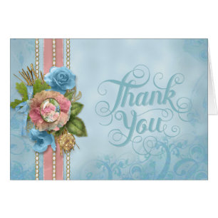 Carte Floral Bleu Toutes les occasions