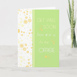 Carte Floral Business Get Well Bientôt à partir de la ca