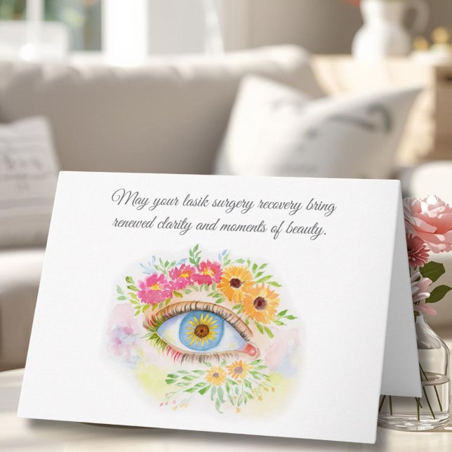 Carte Floral Get Well Lasik Surgery with Peonies  (Créateur téléchargé)