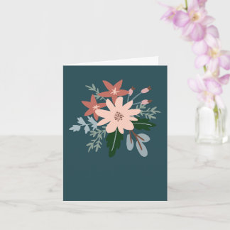 Carte Floral greeting card
