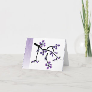 Carte Floral japonais