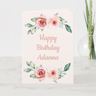 Carte Floral Joyeux anniversaire mon amour