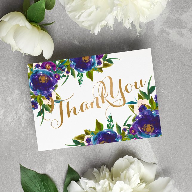 Carte Floral Merci Note (Créateur téléchargé)