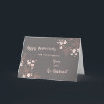Carte Floral Niece et son mari<br><div class="desc">Joyeuse carte d'anniversaire mariage pour la nièce et son mari avec de jolies fleurs rose et blanc clair,  et vers feutré.</div>
