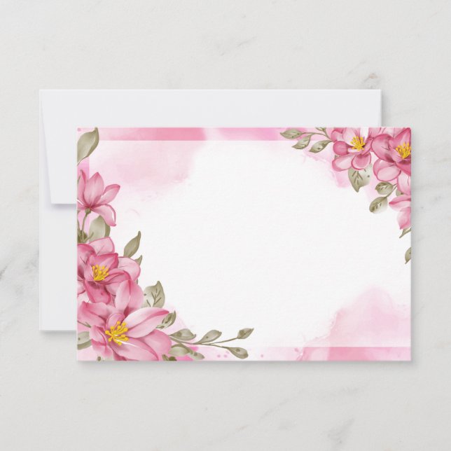 Carte Floral Note (Devant)