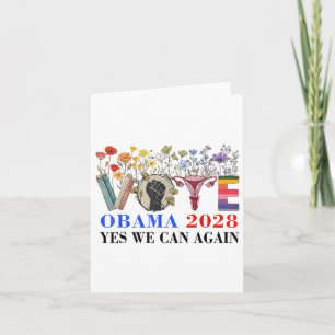 Carte Floral Vote Obama 2028 Réparons ce Président 202