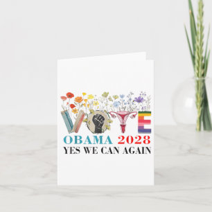 Carte Floral Vote Obama 2028 Réparons ce Président 202
