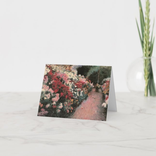 Carte florale à billets vierges (Devant)