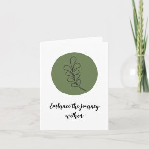 Carte florale à l'aquarelle vintage pour occasion