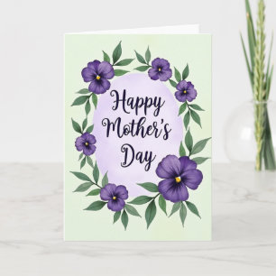 Carte florale charmante pour ma femme