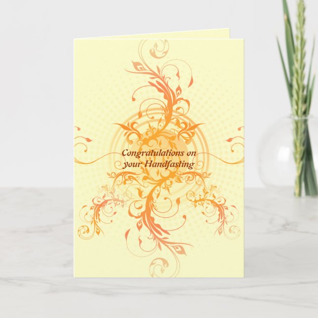 Carte florale de Sun Handfasting (Devant)