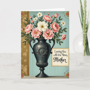 Carte Florale pour Dire Je T'Aime Maman